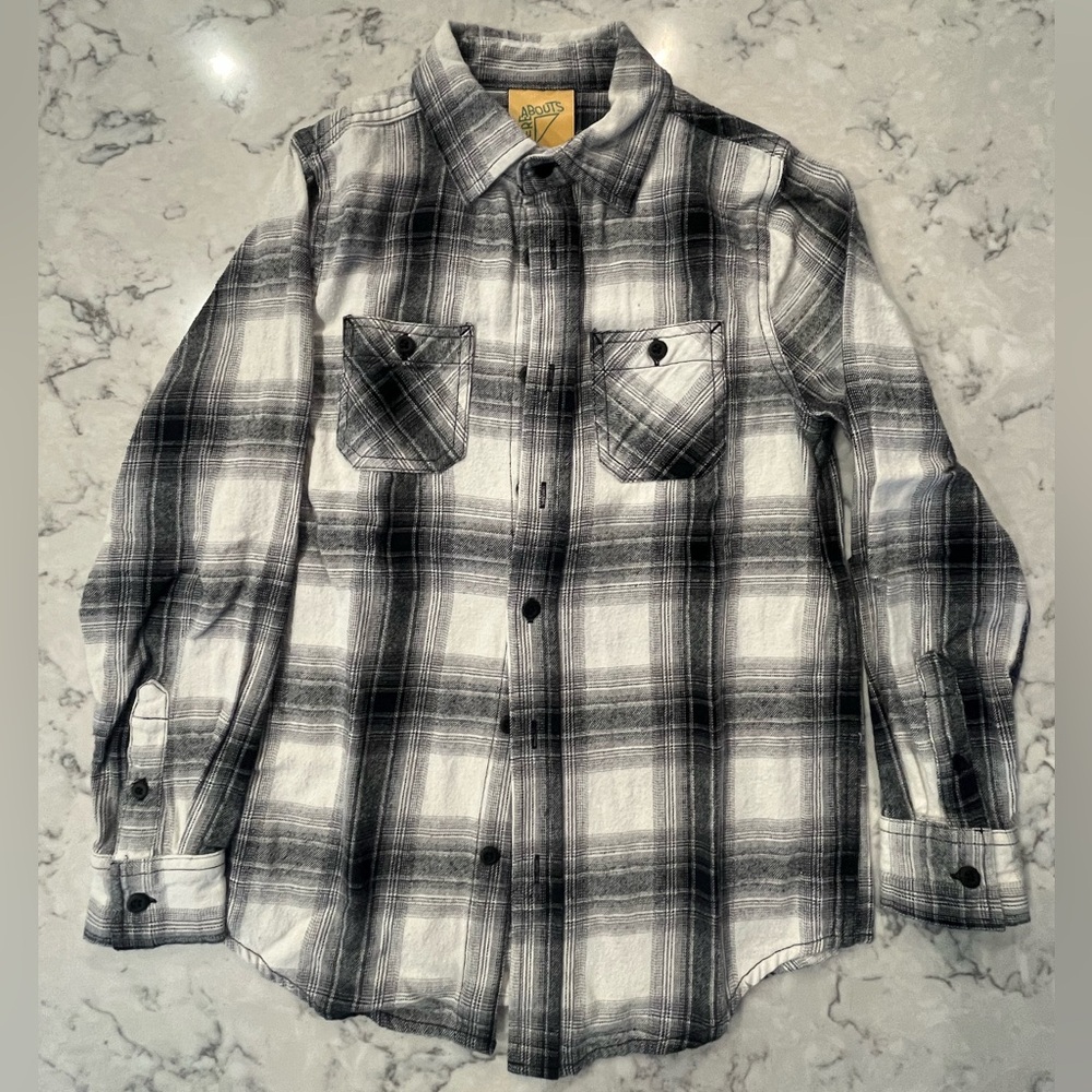 Boys M There Abouts Flannel Shirt